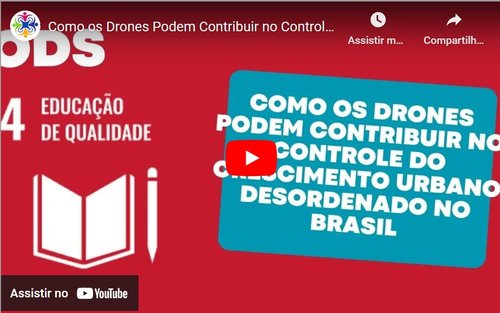 como os drones podem contribuir no controle do crescimento urbano desordenado no brasil